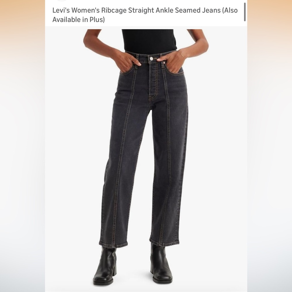 Levi's Women's Ribcage Straight Ankle Seamed Jeans